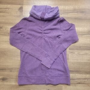 Lululemon Pullover Womens Small Scuba Funnel Neck Hoodie Striped Reversible